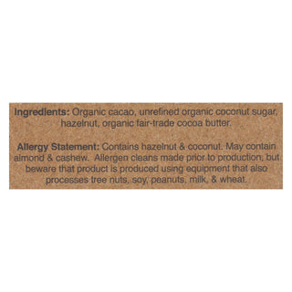 Hu - Dark Chocolate Bar Hazelnut Butter - Case of 12-2.1 OZ