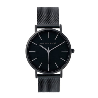Alfred Sung Muse Black Dial & Bracelet Ladies watch