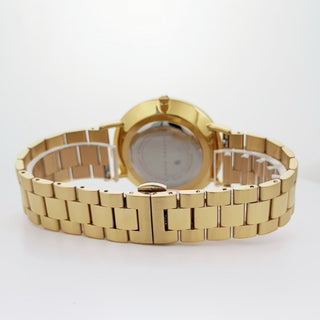 Alfred Sung Metropolitan Date Green Dial Gold Bracelet watch