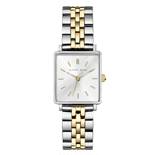 Alfred Sung Harmony Sunray dial Silver-Gold Stainless Steel Bracelet Ladies watch