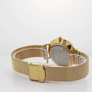 Alfred Sung Serenity Green Dial Gold Bracelet Ladies watch