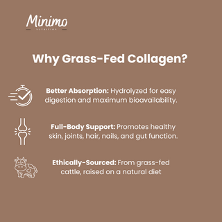 Grass-Fed Collagen Peptides Powder (Chocolate), 13.3 oz.