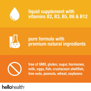 Happy Energy Vitamin B12 Plus – B12 Complex with B2, B3, B5 & B6 for Energy, Focus & Mood Support