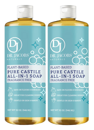 Unscented All in 1 Castile Soap - Thin Formula