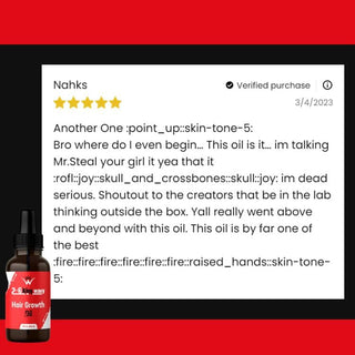 Hair Growth Oil 2oz Premium Quality