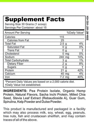 Vegan Protein Vanilla MD PhD Formulated Gut Friendly Low FODMAP