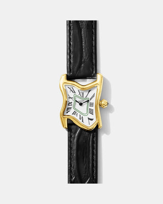 Sculptural gold watches