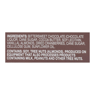 Endangered Dark Chocolate Bars - Cranberry Almond - 12 Pack