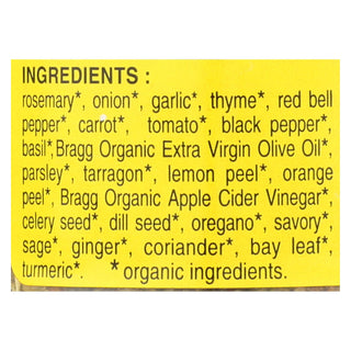 Organic Bragg Sprinkle: Natural Herbs & Spices, 1.5 Oz, 12-Pack