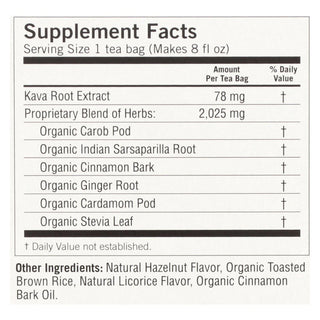 Yogi Kava Stress Relief Herbal Tea, Caffeine-Free, 6-Pack