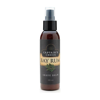 Captain's Choice Bay Rum Shave Balm 4 Oz