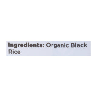 Lotus Foods Heirloom Forbidden Rice - Case Of 6 - 15 Oz.