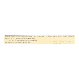 Chocolove Milk Chocolate Pretzel Bars, 2.9 oz, Pack of 12