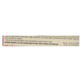 Chocolove Xoxox Dark Chocolate Cherry Almond Bars - 12 Pack