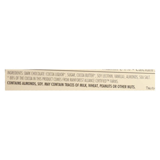 Chocolove Almond Sea Salt 70% Dark Chocolate, 12 Pack