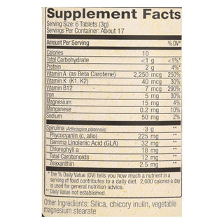 Hawaiian Spirulina 500mg - 100 Tablets by Nutrex Hawaii