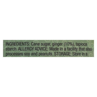 Gin Gins Chewy Ginger Candy, Original, Case of 12, 3 oz