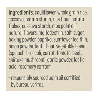 	
cauliflower crackers
cauliflower pretzels
cauliflower pretzel