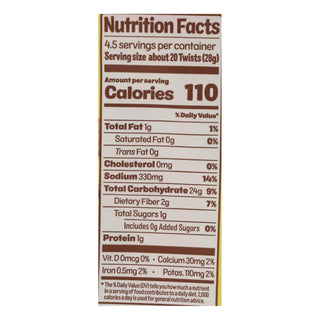 Cauliflower Pretzel Sticks - Twist - 12 Pack - 4.5 Oz