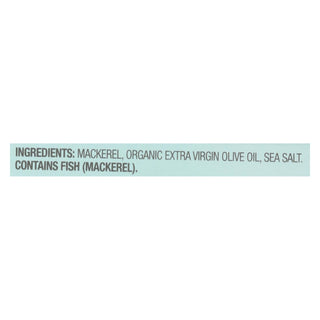 Wild Planet Mackerel in Olive Oil - 12 Pack, 4.375 Oz Each