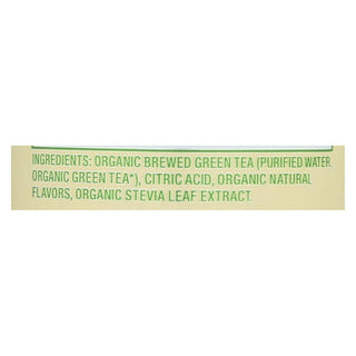 Zevia Sweetened Green Tea - Case Of 12 - 12 Fz