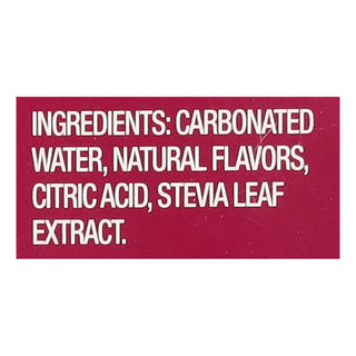 Zevia - Soda Cran Rasp Zero Cal - CS of 4-6/12 FZ