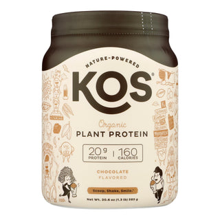 Kos - Protein Powder  Chocolate - 1 Each -19.6 Oz