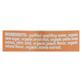 Clean Cause - Yrba Mte Peach Clean - Case Of 12 - 16 Fz