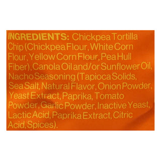 Hippeas - Chkpea Nacho Tortila Chps - CS of 12-5 OZ