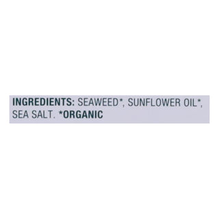 Gimme Organic Seaweed Snacks, Sea Salt, 5pk (6 Count Case)