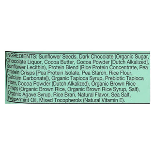 Zing Dark Chocolate Mint Bars, Nut-Free, 12 Pack
