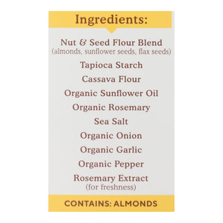 Simple Mills Rosemary Sea Salt Almond Crackers, 6-Pack