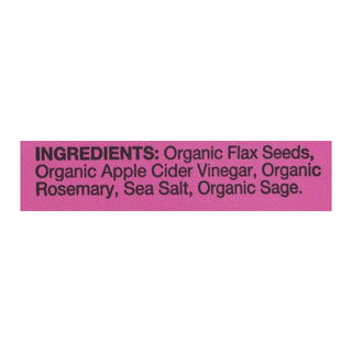 Organic Rosemary Flax Seed Crackers - 5oz, Case of 6