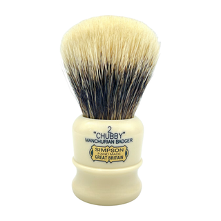 Simpsons Le Chubby 2 Faux Ivory Manchurian Badger