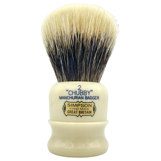 Simpsons Le Chubby 2 Faux Ivory Manchurian Badger