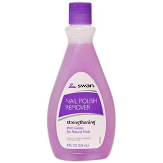 Swan Nail Polish Remover Strengthening With Vitamin E 6 oz