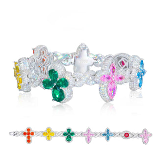 Fleur d’Éternité Moissanite Bracelet