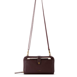 Iris Smartphone Wallet - Leather - Mahogany
