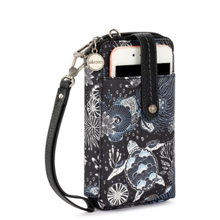 Salinas Smartphone Wallet - EcoTwill - Midnight Seascape