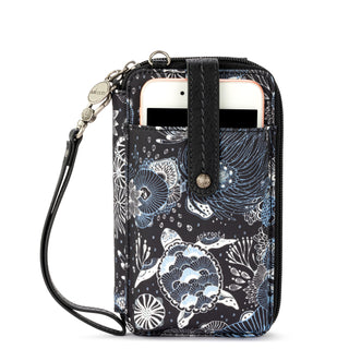 Salinas Smartphone Wallet - EcoTwill - Midnight Seascape