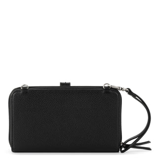 Iris Smartphone Wallet - Leather - Black Suede Block