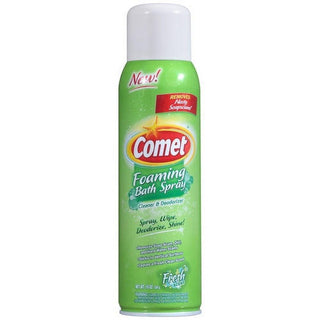 Comet Bath Spray, Foaming, Cleaner & Deodorizer, Fresh Lemon Scent