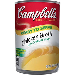 Campbell's Ready To Serve Low Sodium Chicken Broth, 10.5 Oz