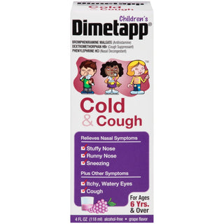 Dimetapp Cold & Cough Grape Flavor Liquid