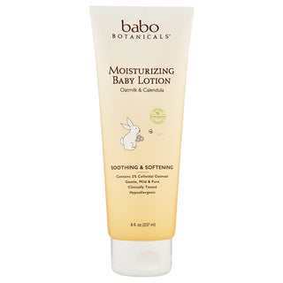 Babo Botanicals Moisturizing Baby Lotion Oatmilk & Calendula, 8 Fl Oz