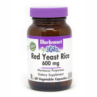 Bluebonnet Red Yeast Rice, 600 Mg, Vegetable Capsules