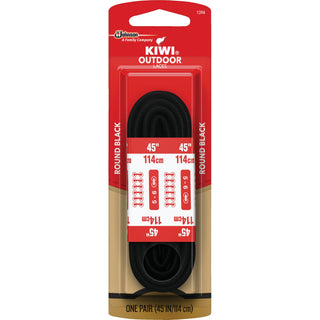 Kiwi Outdoor 45 In. Black Boot Laces