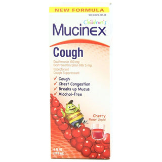 Mucinex® Children's Cough – Cherry Flavor (4 Fl Oz)