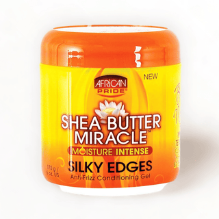 African Pride Shea Butter Miracle Silky Edge Conditioning Gel 6oz/170g