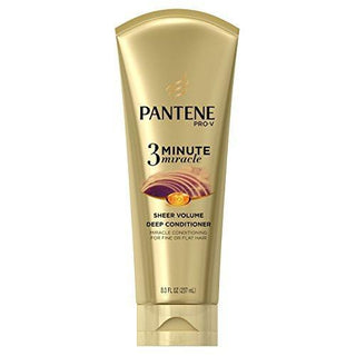 Pantene 3 Minute Miracle Sheer Volume Deep Conditioner - 8oz
